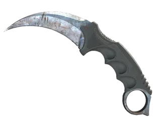 ★ StatTrak™ Karambit | Rust Coat (Well-Worn)