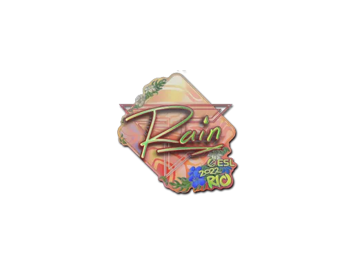 Sticker | rain (Holo) | Rio 2022