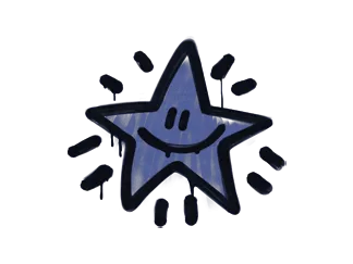 Sealed Graffiti | Shining Star (SWAT Blue)