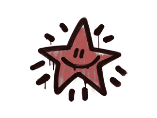 Sealed Graffiti | Shining Star (Blood Red)