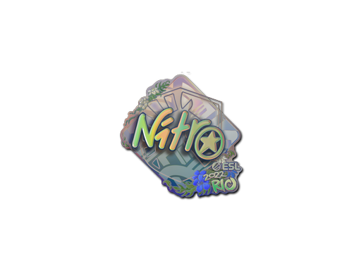 Sticker | nitr0 (Holo) | Rio 2022