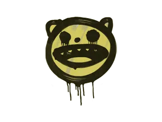 Sealed Graffiti | Happy Cat (Tracer Yellow)