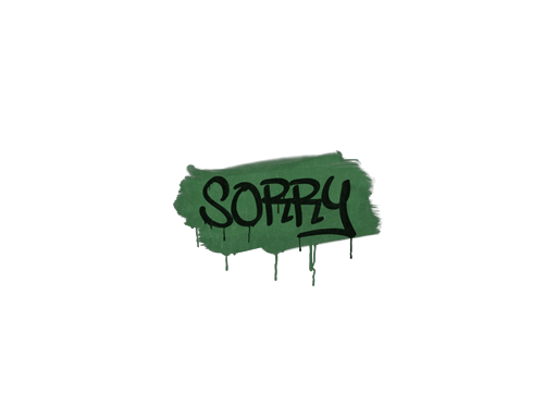 Sealed Graffiti | Sorry (Jungle Green)