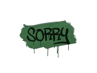 Sealed Graffiti | Sorry (Jungle Green)