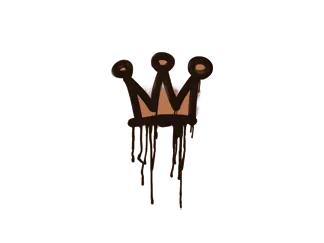 Sealed Graffiti | Little Crown (Tiger Orange)