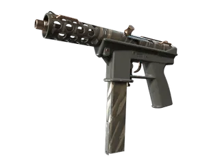Tec-9 | Tiger Stencil (Well-Worn)