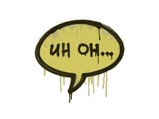 Sealed Graffiti | Uh Oh (Tracer Yellow)