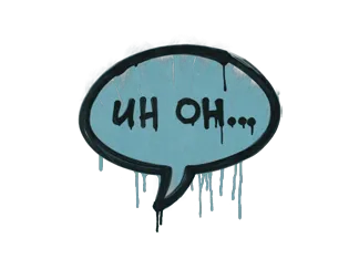 Sealed Graffiti | Uh Oh (Wire Blue)