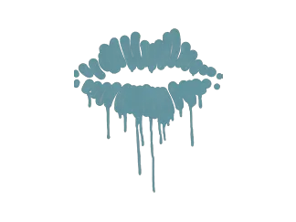 Sealed Graffiti | Kiss (Wire Blue)