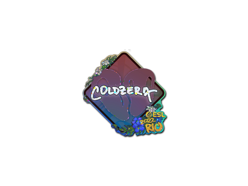 Sticker | coldzera (Glitter) | Rio 2022