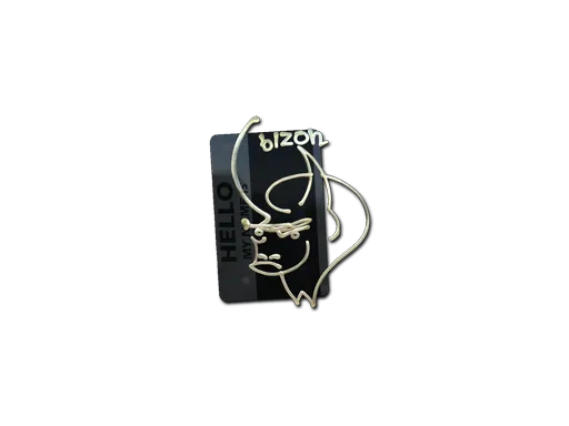 Sticker | Hello PP-Bizon (Gold)