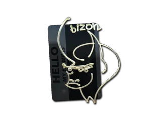 Sticker | Hello PP-Bizon (Gold)