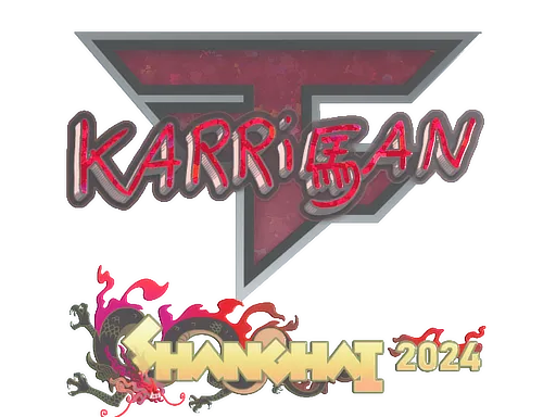 Sticker | karrigan (Glitter) | Shanghai 2024