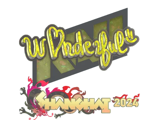 Sticker | w0nderful (Glitter) | Shanghai 2024