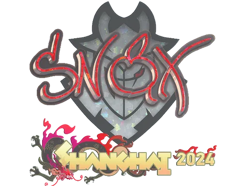 Sticker | Snax (Glitter) | Shanghai 2024