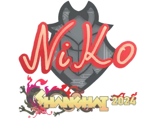 Sticker | NiKo | Shanghai 2024