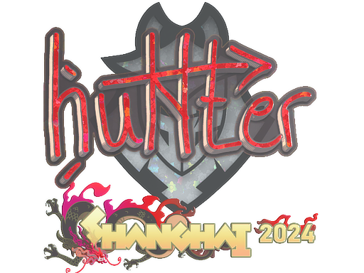Sticker | huNter- (Glitter) | Shanghai 2024