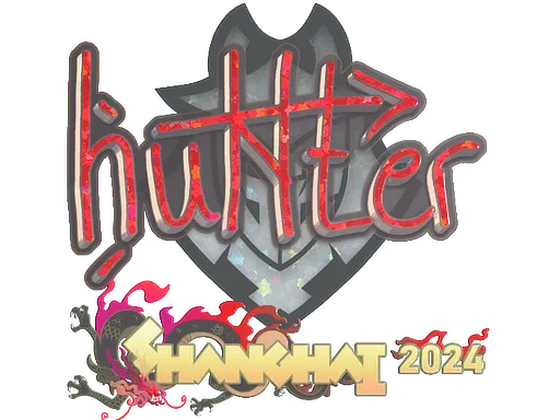 Sticker | huNter- (Glitter) | Shanghai 2024
