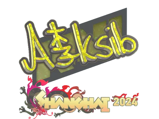 Sticker | Aleksib (Glitter) | Shanghai 2024