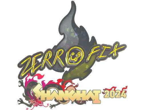 Sticker | zeRRoFIX (Glitter) | Shanghai 2024