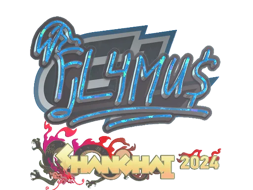 Sticker | FL4MUS (Glitter) | Shanghai 2024