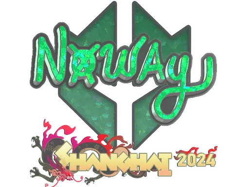 Sticker | noway (Glitter) | Shanghai 2024