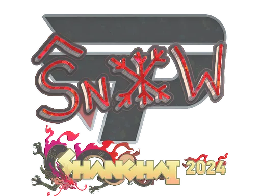 Sticker | snow (Glitter) | Shanghai 2024