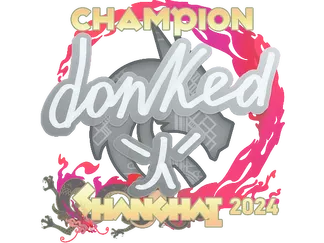 Sticker | donk (Champion) | Shanghai 2024