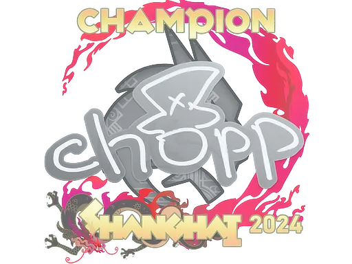Sticker | chopper (Champion) | Shanghai 2024