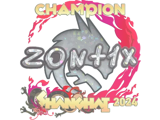 Sticker | zont1x (Glitter, Champion) | Shanghai 2024