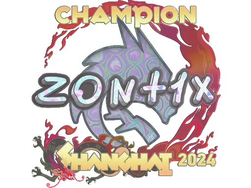 Sticker | zont1x (Holo, Champion) | Shanghai 2024