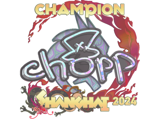 Sticker | chopper (Holo, Champion) | Shanghai 2024