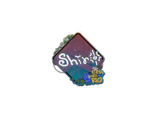 Sticker | sh1ro (Glitter) | Rio 2022