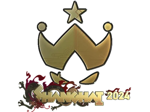 Sticker | Wildcard (Gold) | Shanghai 2024