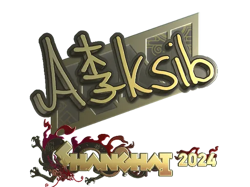 Sticker | Aleksib (Gold) | Shanghai 2024