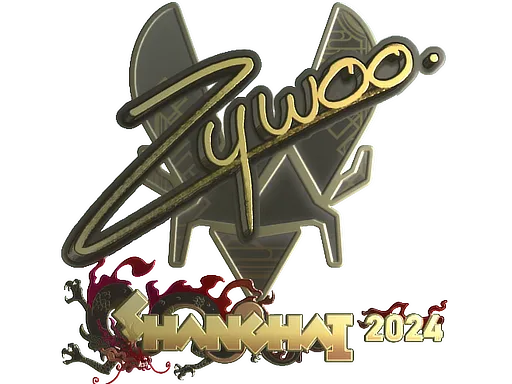 Sticker | ZywOo (Gold) | Shanghai 2024