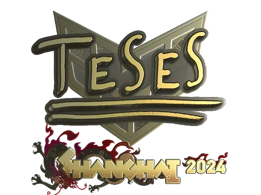 Sticker | TeSeS (Gold) | Shanghai 2024