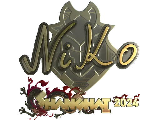 Sticker | NiKo (Gold) | Shanghai 2024