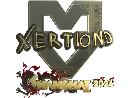 Sticker | xertioN (Gold) | Shanghai 2024