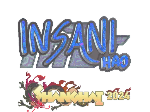 Sticker | insani (Holo) | Shanghai 2024