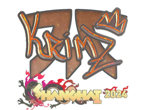 Sticker | KRIMZ (Glitter) | Shanghai 2024