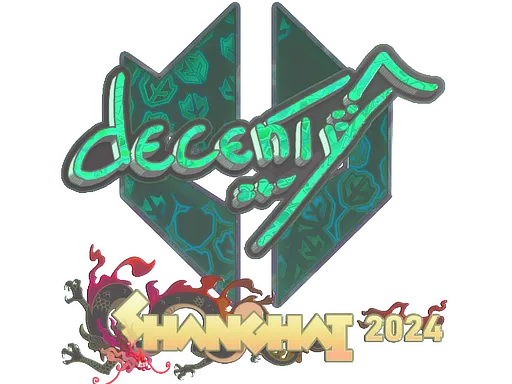 Sticker | decenty (Holo) | Shanghai 2024