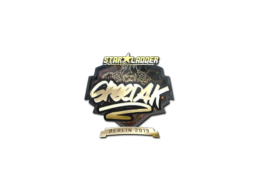 Sticker | speed4k (Gold) | Berlin 2019