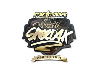 Sticker | speed4k (Gold)