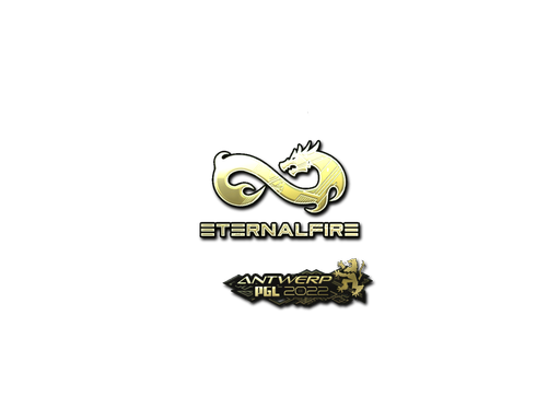 Sticker | Eternal Fire (Gold) | Antwerp 2022