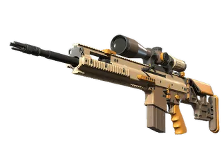 SCAR-20 | Short Ochre (Minimal Wear)