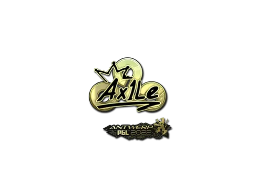 Sticker | Ax1Le (Gold) | Antwerp 2022