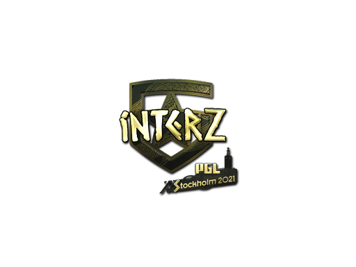 Sticker | interz (Gold) | Stockholm 2021