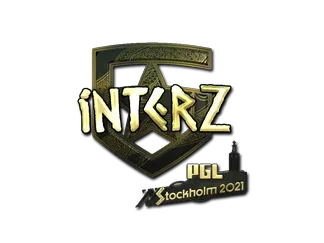 Sticker | interz (Gold)