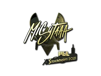 Sticker | misutaaa (Gold)